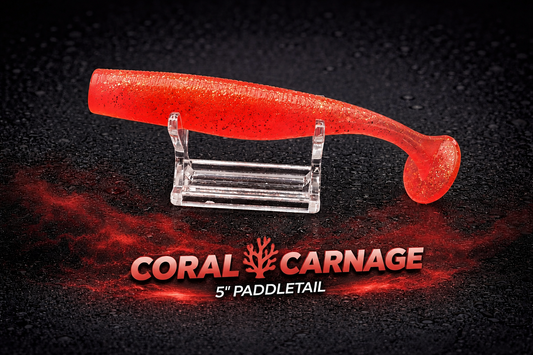 Coral Carnage – 5" Paddle Tail