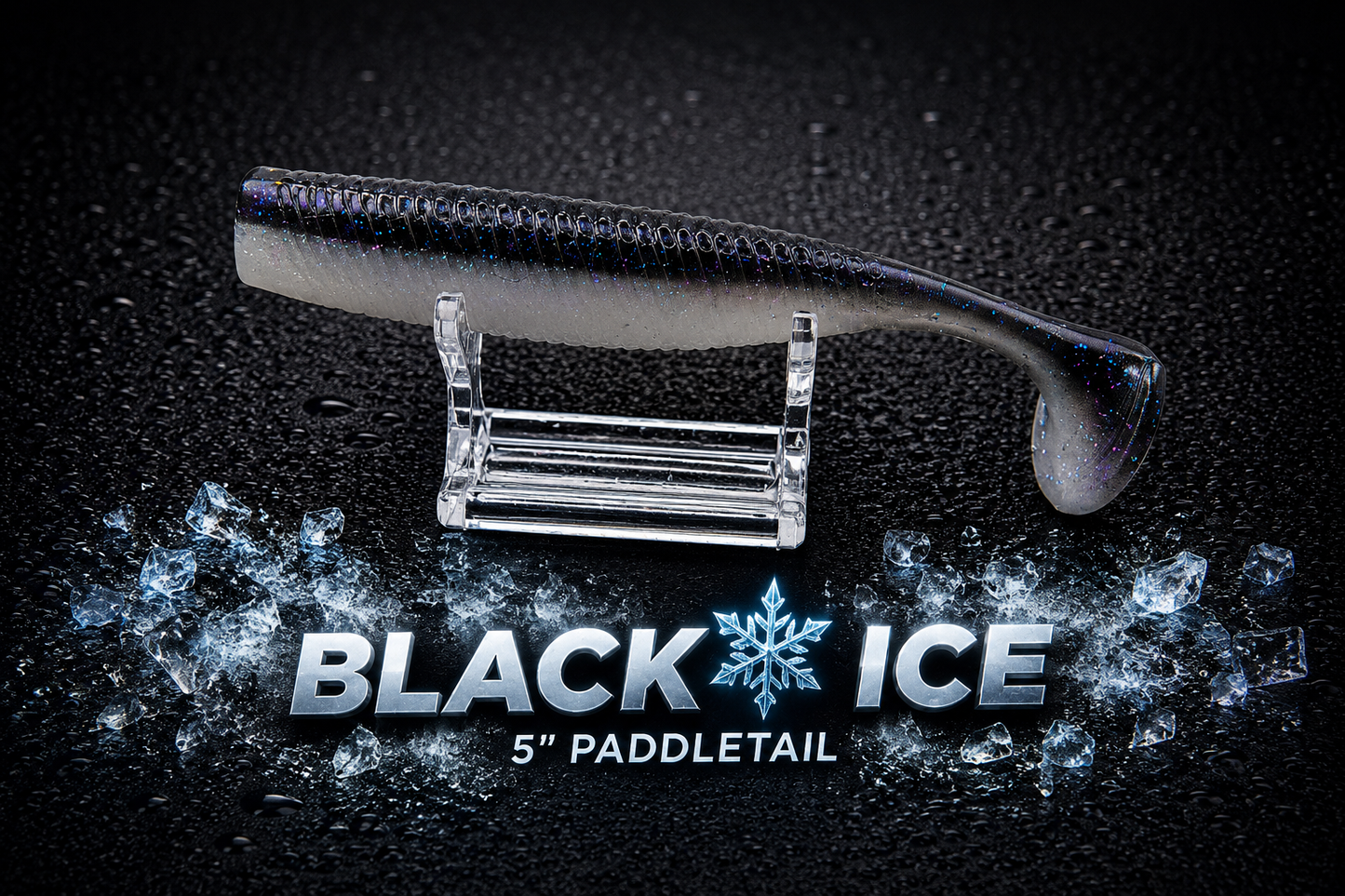 Black Ice – 5" Paddle Tail